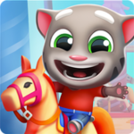 talking tom fun fair android application logo